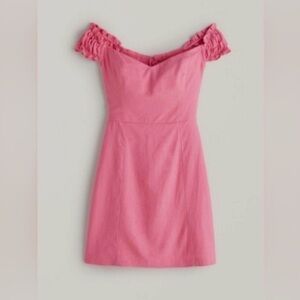 Abercrombie linen off the shoulder cocktail dress